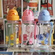 400 мл Симпатичные мультфильм Пластиковые бутылки воды ребенка